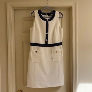White Midi Tommy Hilfiger Dress, Size 12